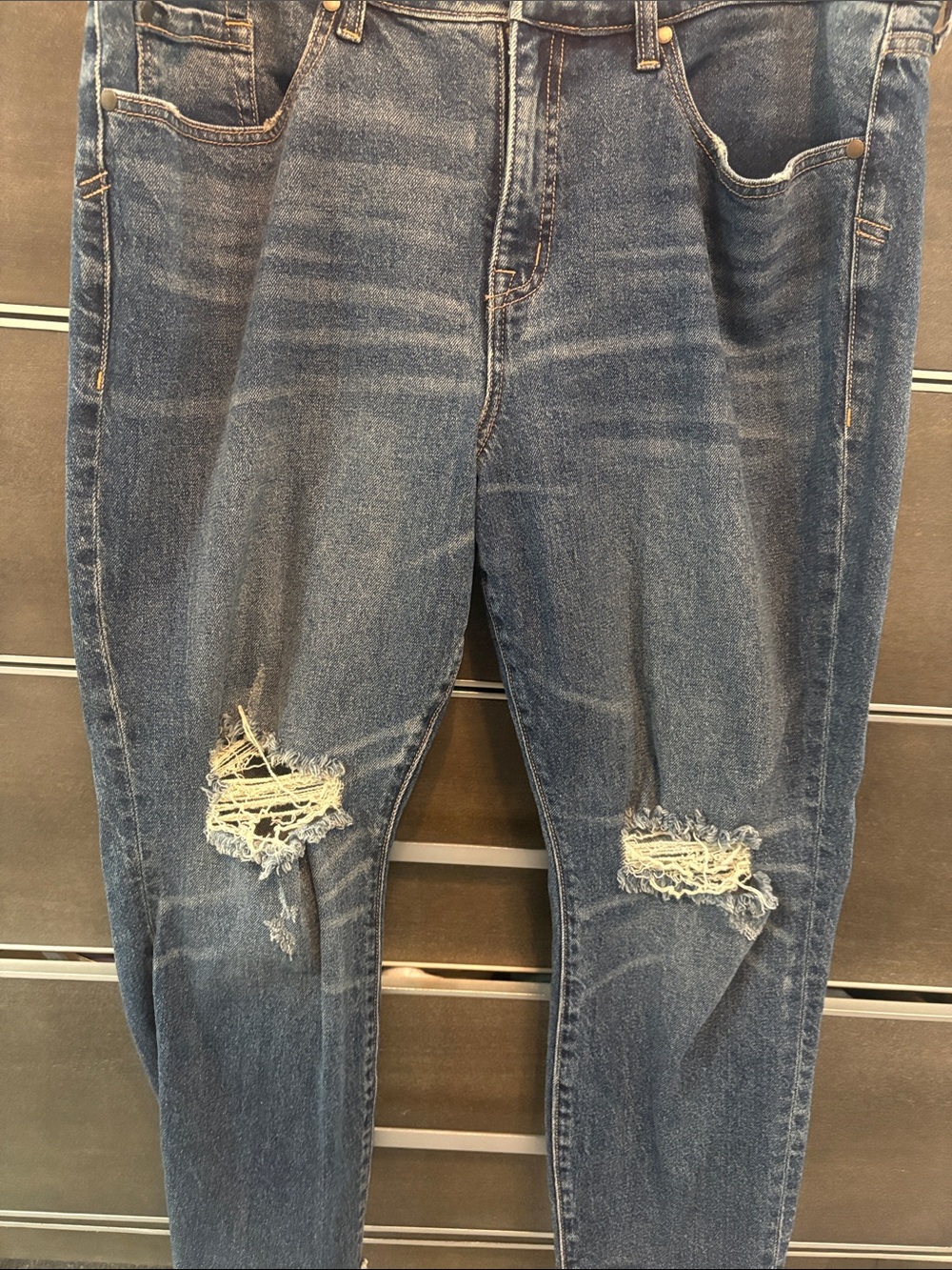 Torrid High Waste Women’s Distressed Blue Denim Jeans